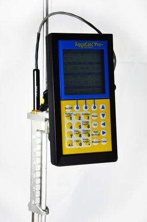 Цифровой индикаторный сумматор AquaCalc 5000flowspeed, портативный