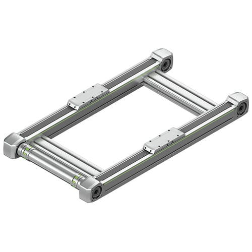 Линейная ось с серводвигателем серии HD с ременным приводом, алюминий