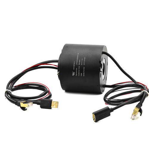 Контактное кольцо Ethernet LPT025-0202-E3-U2USBгигабитный Ethernet, сквозное отверстие