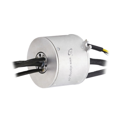 Токосъемное кольцо со сквозным отверстием LPT000-0510-0202-13Анодированный алюминийс позолоченными контактами