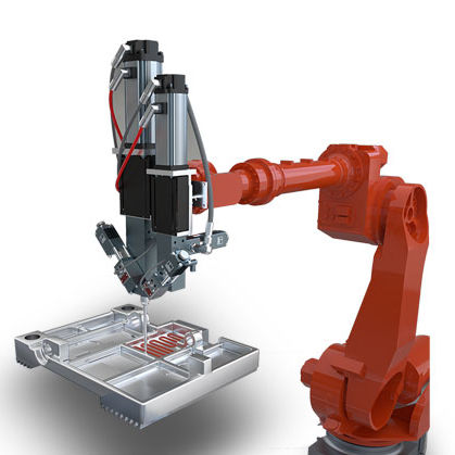 Смесительно-дозирующий агрегат для автомобильной промышленности vectomix TCдля электронной промышленностидвухкомпонентный роботизированный