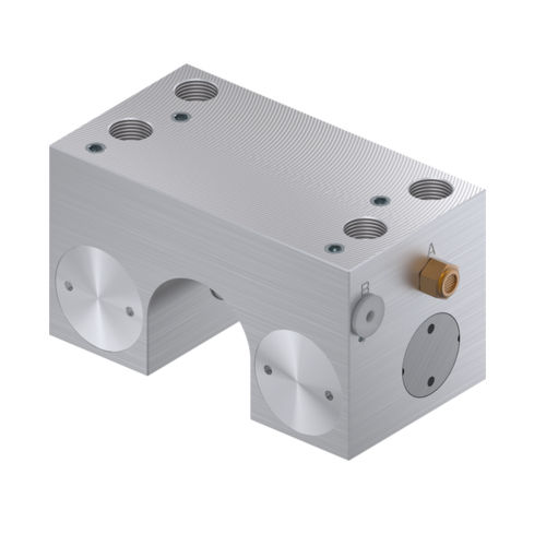 Pneumatic clamping element MKR seriesshaftfor circular guide