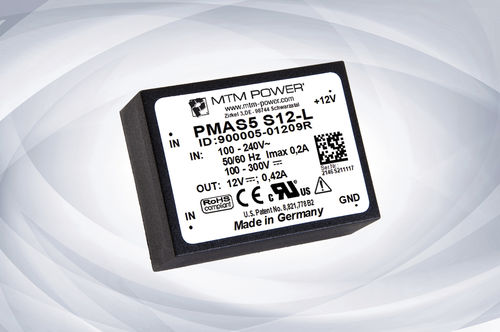 Источник питания переменного/постоянного тока PMAS5 S, серия DC/DC, с одним выходом, токовый выход