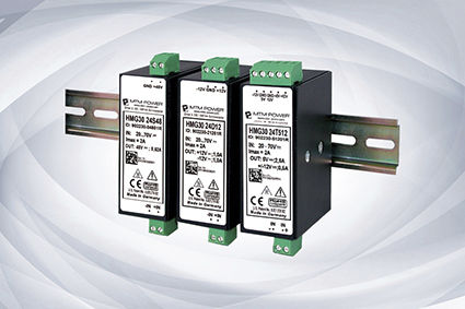 Источник питания постоянного/постоянного тока HMG30, серия 24, тройной выход, токовый выход, DIN-рейка