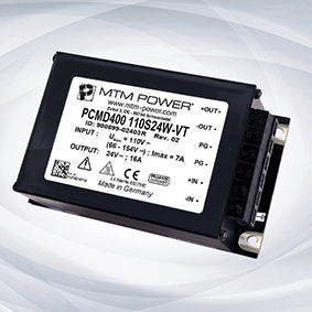 Преобразователь постоянного тока в постоянный ток, монтируемый на шасси, серия PCMD400, широкий входной диапазон, один выходCE