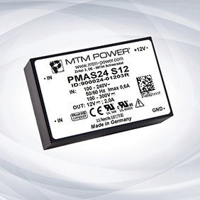 Источник питания переменного/постоянного тока MAS24 S series DC/DC с одним выходом, токовый выход