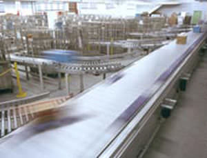 Automated sorter 165 m/mincasesliding shoe