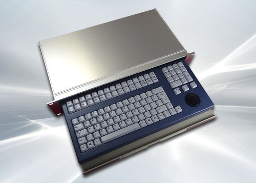 Клавиатура для выдвижной стойки NX-105TL-TB38-SCHUBLс механическими клавишами105 клавишс трекболом