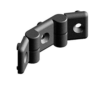 Угловая петля макс. 200 Н пластиковый винт 180°