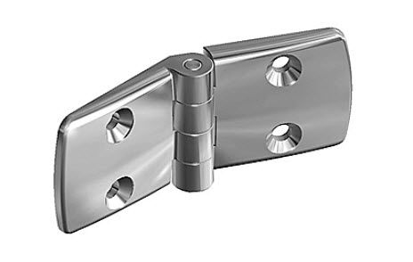 Угловая петля макс. Нержавеющая сталь 900 Н, ввинчивание 180°