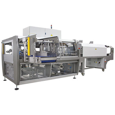 Автоматическая машина для упаковки в термоусадочную пленку AFW 30 ERGONдля пищевой промышленности и производства напитковс термоусадочным туннелем