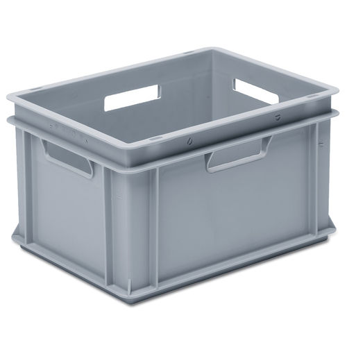 Ящик из ПП RAKO штабелируемыйс ручкойсо сплошными стенками