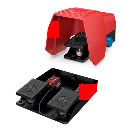 Ножной переключатель безопасности, одна педаль, две педали.