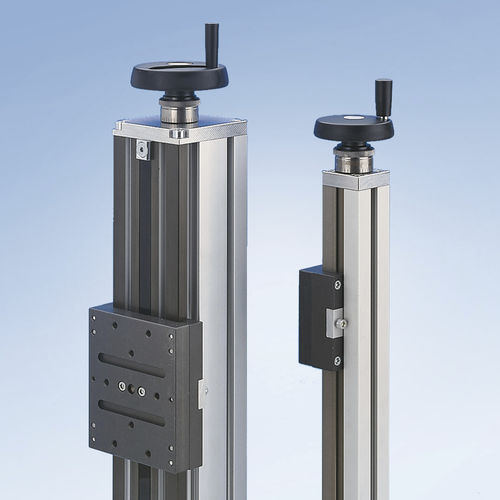 Линейная направляющая профилированного рельса с приводом от двигателя