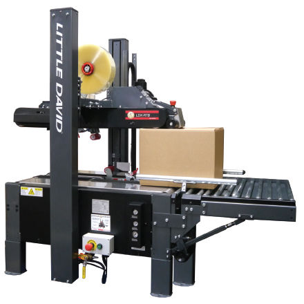 Многоклапанный запайщик коробок LDX-RTB 4.0 на клейкой лентеполуавтоматический