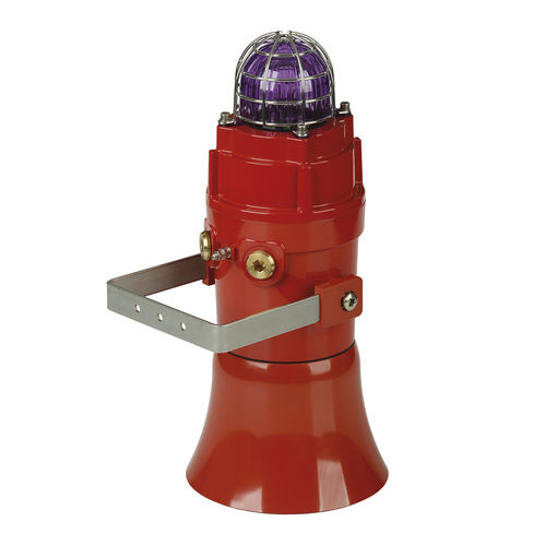 Извещатель взрывозащищенный Д1хС1Х10ФИП66с ксеноновым маяком со световым сигналом