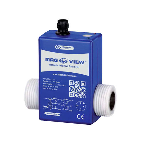 Low flow rate flow meter MAG-VIEW™ seriesmagnetic-inductivefor waterfor conductive liquids