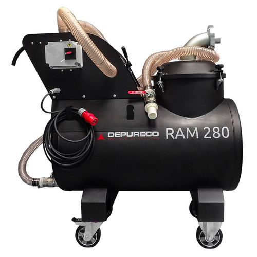 Industrial vacuum cleaner RAM OIL 280oil and chipthree-phasesteel