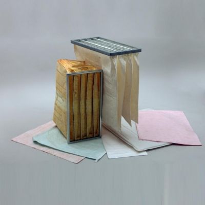 Мешочный воздушный фильтр из стекловолокнасинтетический композитмногослойный