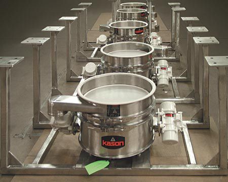 Круговой вибрационный грохот VB25 для сыпучих материалов