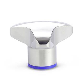 Ручка с резьбой GN 5445 Hygienic Design, трехлепестковая, кислородно-гигиеническая