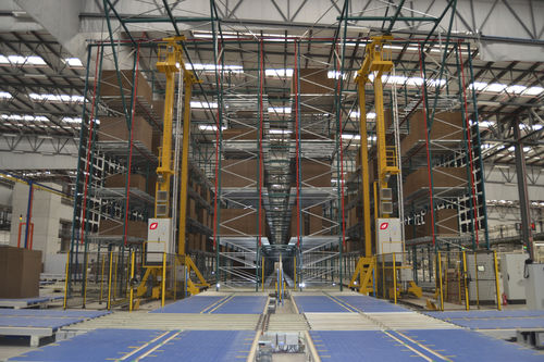 Вертикальная автоматическая система хранения картонных коробокWIPВосстановленные материалы