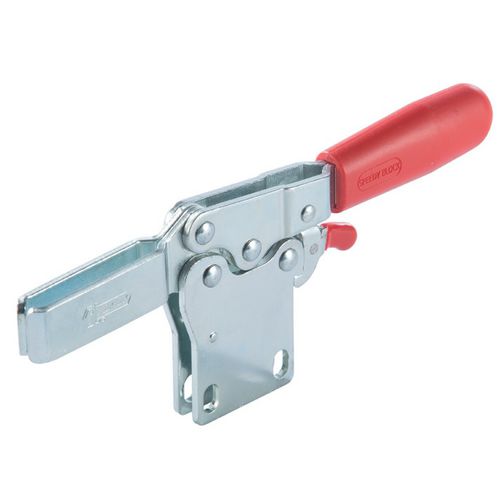 Зажим горизонтальный NLстальс прямым основаниемс фиксирующим рычагом