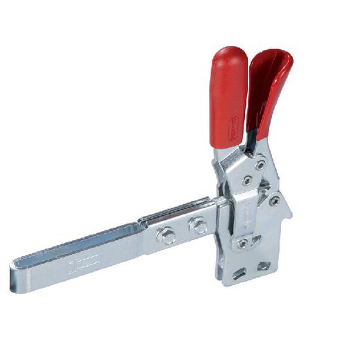 Вертикальный коленно-рычажный зажим FLSСталь оцинкованная,замок,с прямым основанием