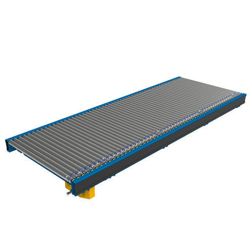 Конвейер роликовый приводной горизонтальныйпрямойэлектропривод