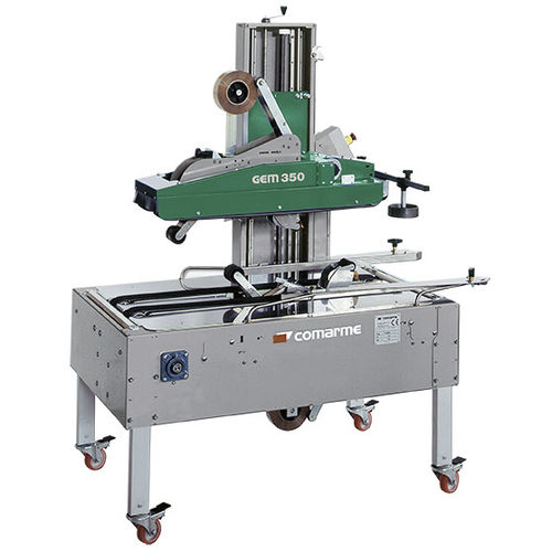 Многоклапанный заклейщик коробок GEM 350клейкая лентаполуавтоматический