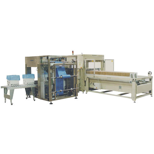 Линия упаковки картонных коробокbag-in-boxавтоматическая