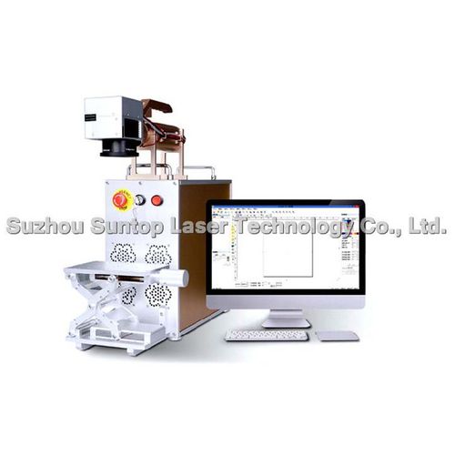 Волоконный лазерный маркировочный станок серии ST-FL20-PTLMметаллический настольныйдля труб