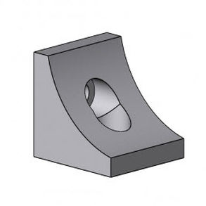 Aluminum profile fastening bracket 4020 A 86 EL 01 seriesaluminum90°