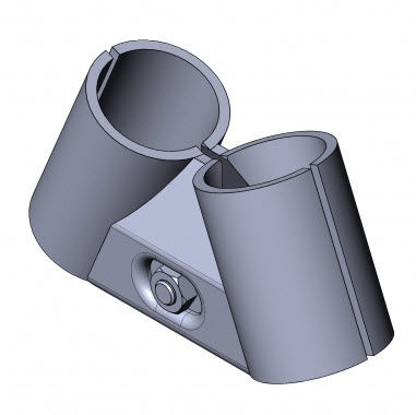 Соединитель круглой трубы 5021 S 001 SW 01, стальной кронштейн