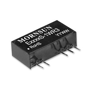 SIP DC/DC преобразователь E05_S-1WR3нерегулируемыймаломощныйдля телекоммуникационного оборудования