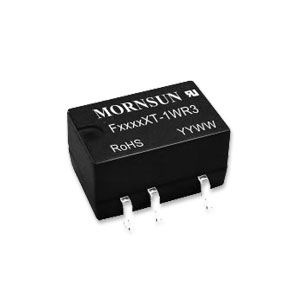 Модуль преобразователя постоянного тока SMD серии F05_XT-1WR3 нерегулируемый, с одним выходом, компактный