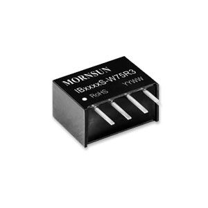 SIP DC/DC преобразователь IB05_S-W75R3 Seriesмаломощныйдля телекоммуникационного оборудования,один выход