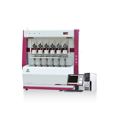 Температура теплового отклонения Прибор для испытаний по Вика HDT/V-3116Точка размягчения по Викаавтоматизированный