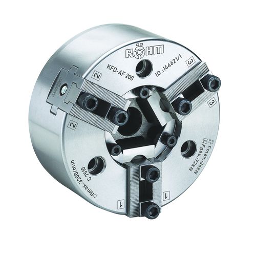 Power chuck KFD-AF3-jawlathethrough-hole