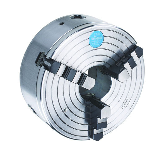 Manual tightening turning chuck ES4-jawlathethrough-hole