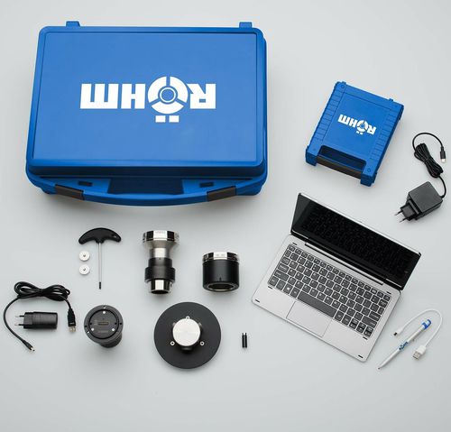 Clamping force measuring instrument F-SENSO 2for lathe chucksfor power chucksmodular