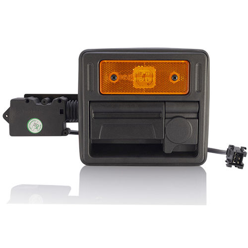 Flush handle MO 022-EXXdoor with lockrubber