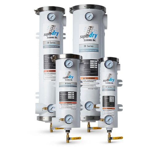 Осушитель сжатого воздуха осушительный, серия D, трехступенчатый