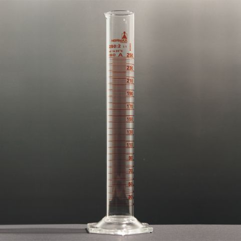 Полупрозрачный градуированный цилиндр