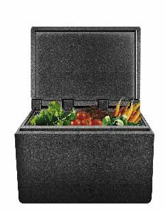 Polyethylene crate transportisothermal