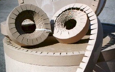 Roll protection corner cardboard