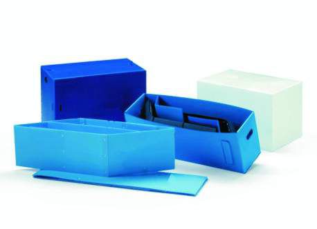 Пластиковый ящик транспортно-складной