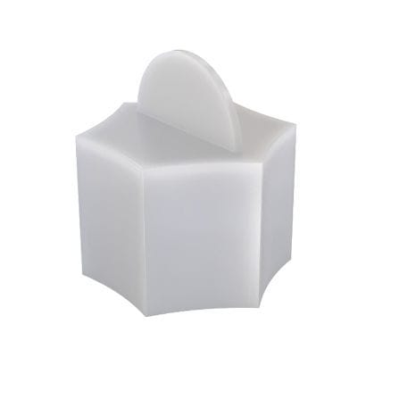 Заглушка шестигранная серии ТЭС из полиэтилена низкой плотности