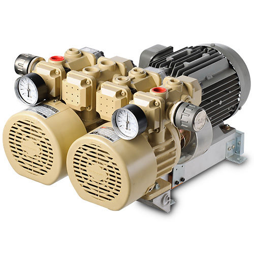 Rotary vane vacuum pump RVX-25oil-freesingle-stagefor medical applications