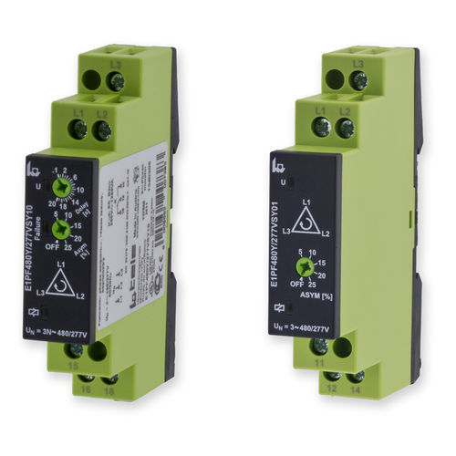 Voltage monitoring relay E1PF480Y/277VSY10phase sequencephase lossphase unbalance